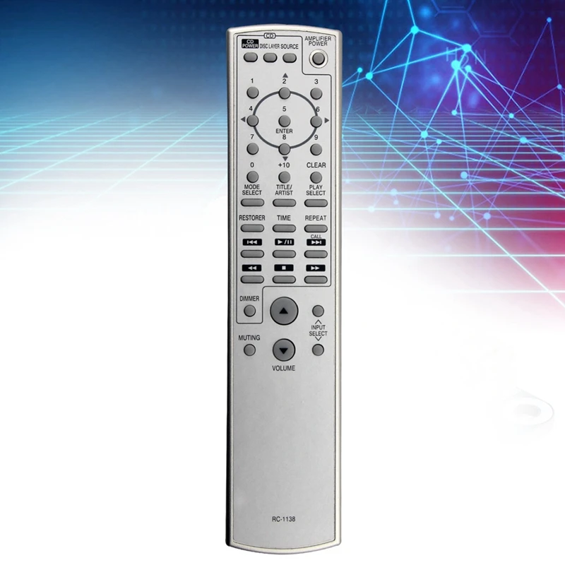Replace RC-1138 Remote Control For Denon AV Receiver Power Amplifier Controller
