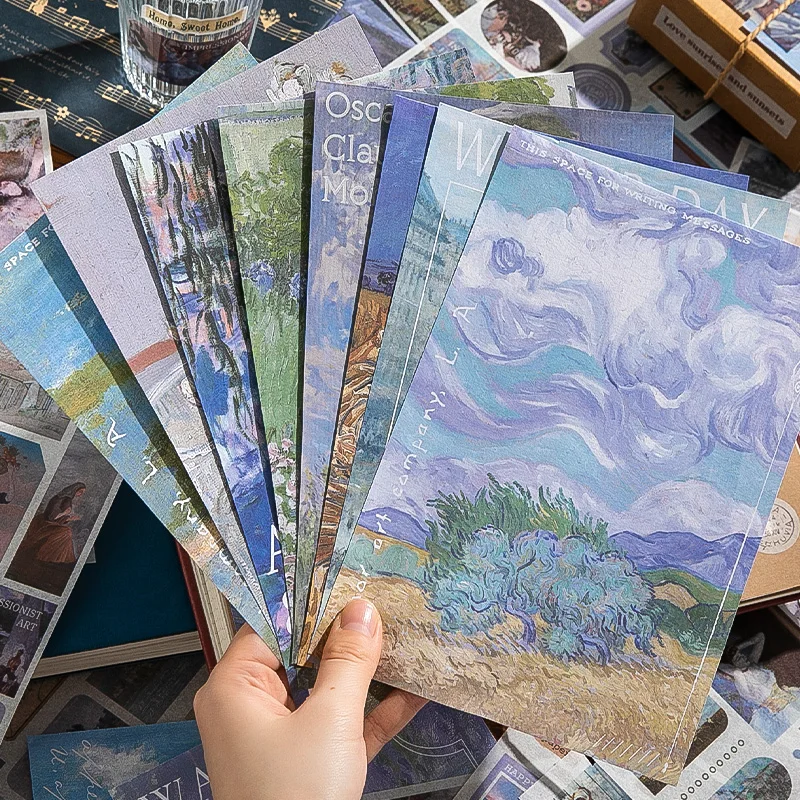 TIANZI 50/100 pcs Heart Gallery Series Vintage Material Book DIY Decorative paper Scrapbooking Handmade Junk Journal Supplies