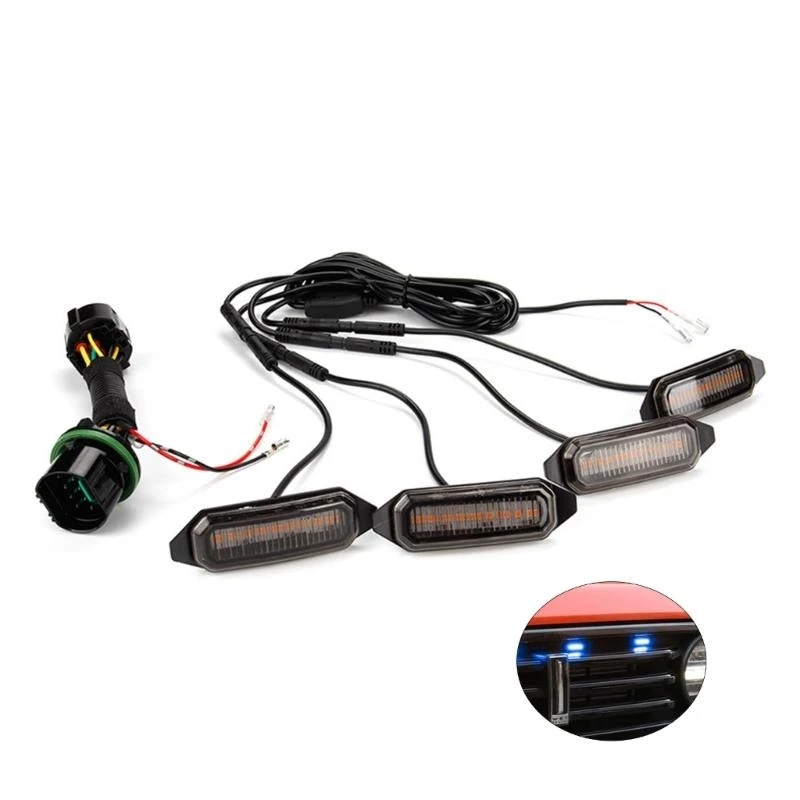 

H7BD Grille Lighting Head Яркая светодиодная предупреждение Srobesyellowl Light Lamp для Tank300 Custers Construct