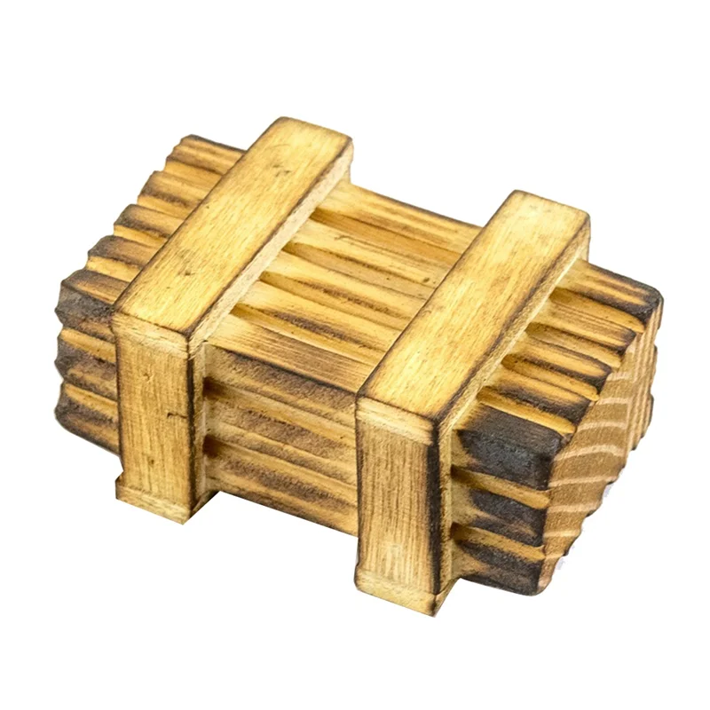 2PCS RC Car 1/18 Scale Accessories Decoration Wooden Pallet Wooden Box Mini Toy for Axial UTB18