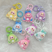 Kawaii Keychain Cartoon Anime Keyring Headphone Pendant Decoration Charm Bag Hanging Pendant Jewelry DIY Accessory Decoration