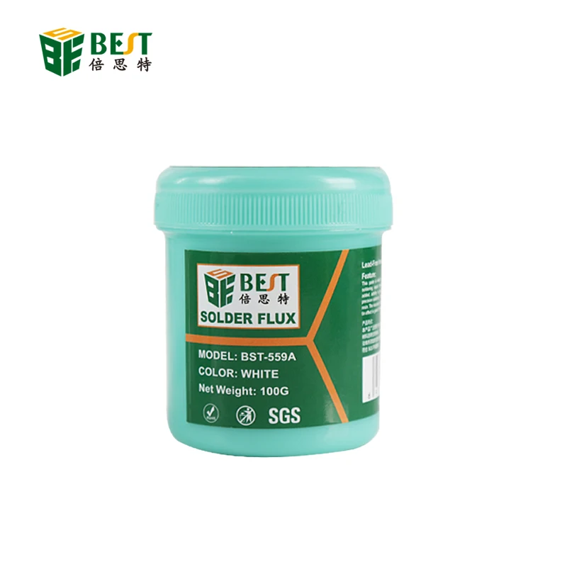 Solder Paste BST-559A SGSLead-freeฉนวนกันความร้อนBGA Solder Pasteฟรีล้างการบํารุงรักษาปราศจากสารตะกั่วฮาโลเจน-ฟรีSolder Oil 100G