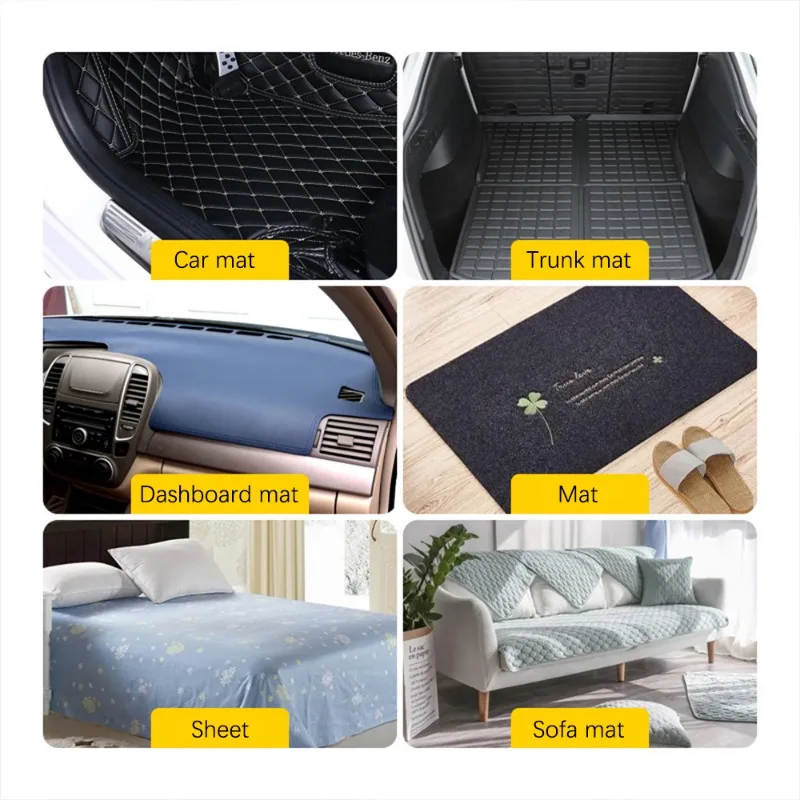 Carpet Fixing Sticker Car Floor Mat Fixed Patches Double Sided Self-Adhesive Sofa Carpet Non-slip Sticker Adhesive Fastener Tape