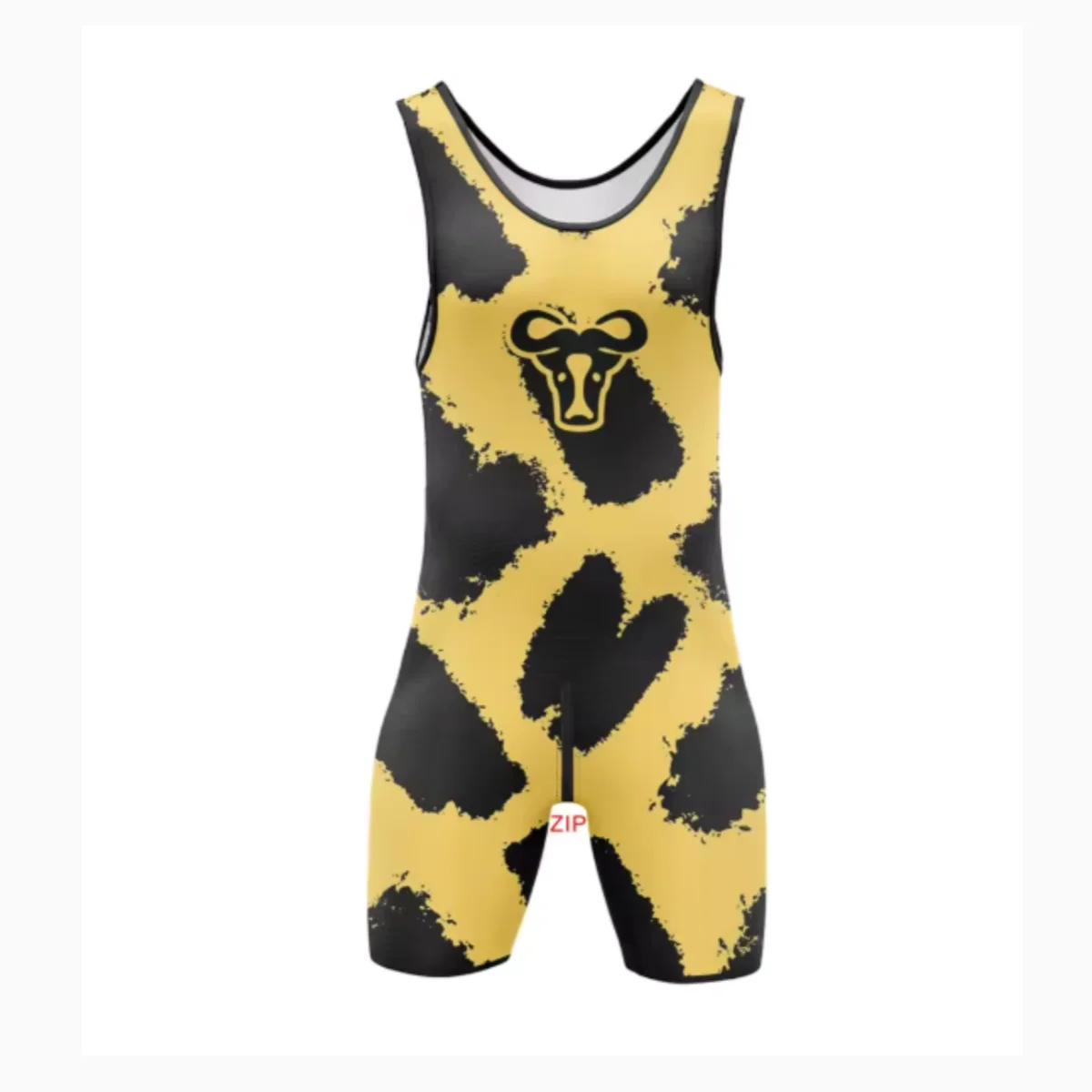 RT Mens Wrestling Singlet Suit Performance Gymnastics Skinsuit Powerlifting Sleeveless Running Fitness Boxing Athletic Sportwear