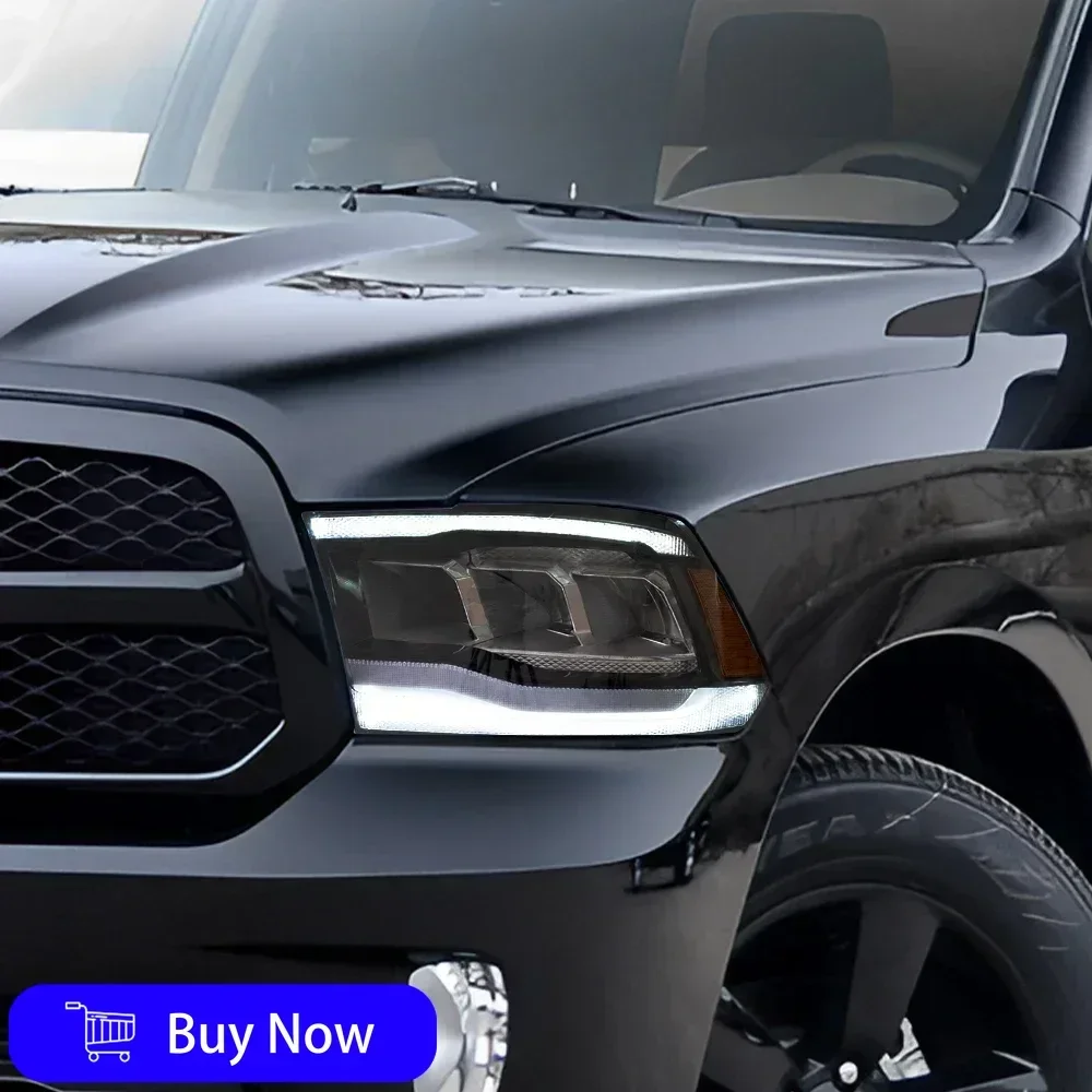 

Для Dodge RAM 1500 2500 3500 2009-2018 автомобильные передние фонари, автоматические светодиодные фары в сборе, обновление объектива проектора, аксессуары