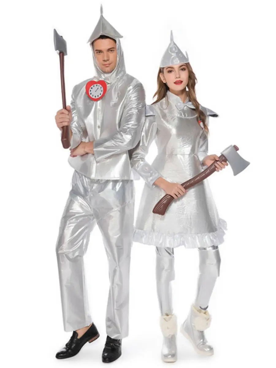 ชุดคอสเพลย์วันฮาโลวีน ชุดแฟนซีคู่รักนางฟ้าป่า ไอรอนแมน สำหรับการแสดงบนเวที ทำจากผ้าโพลีเอสเตอร์