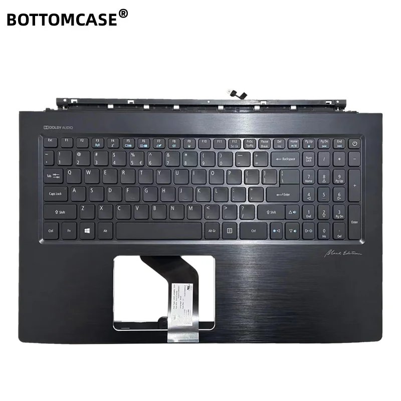 New For Acer Aspire VN7-593G N16W3 Laptop Upper With backlight Palmrest Keyboard 6B.Q23N1.009 Black