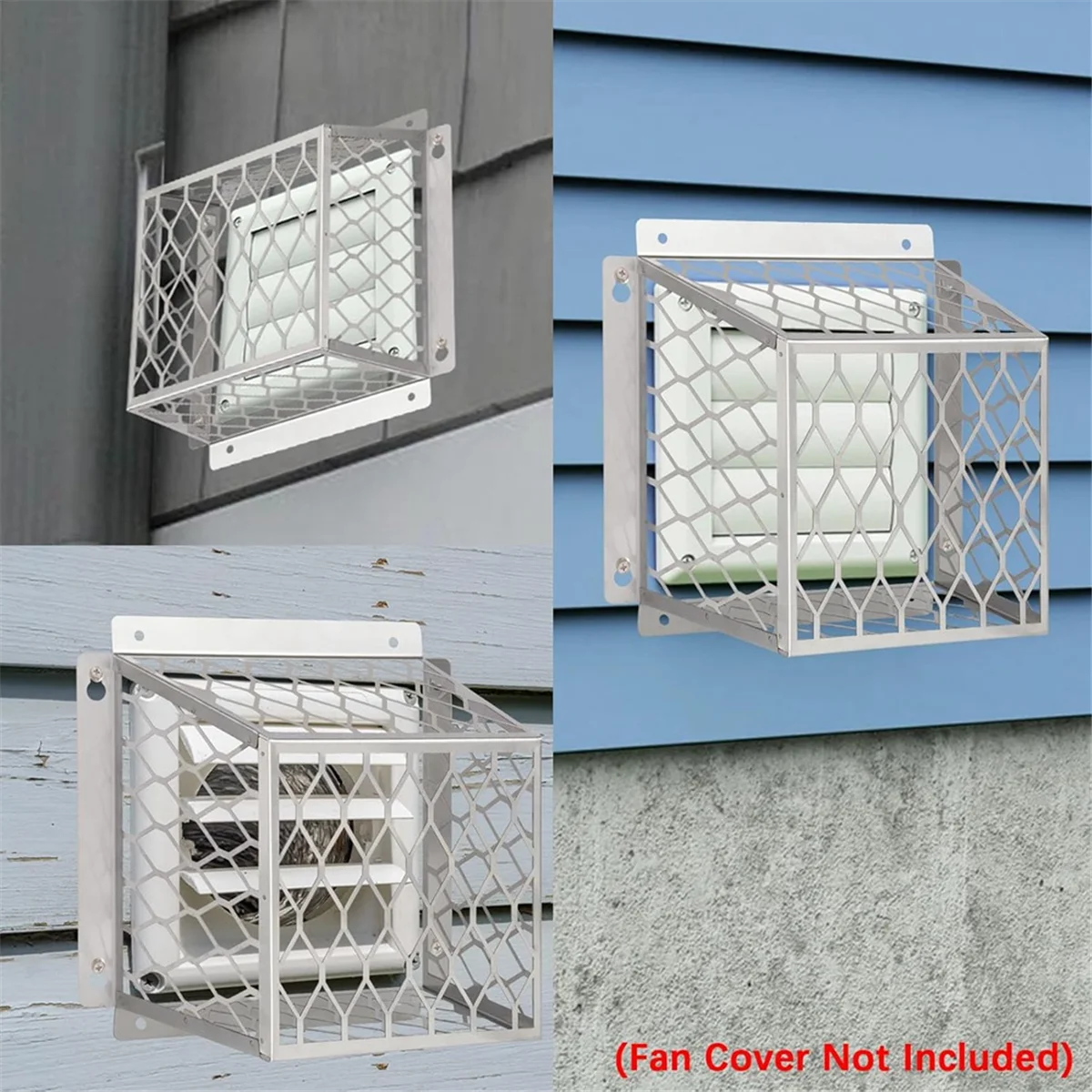AAA87 2 шт. выхлопная крышка сушилки для крышки вентилятора диаметром от 3 до 4 дюймов, вентиляционная клетка для птиц для вытяжного вентилятора в ванной комнате