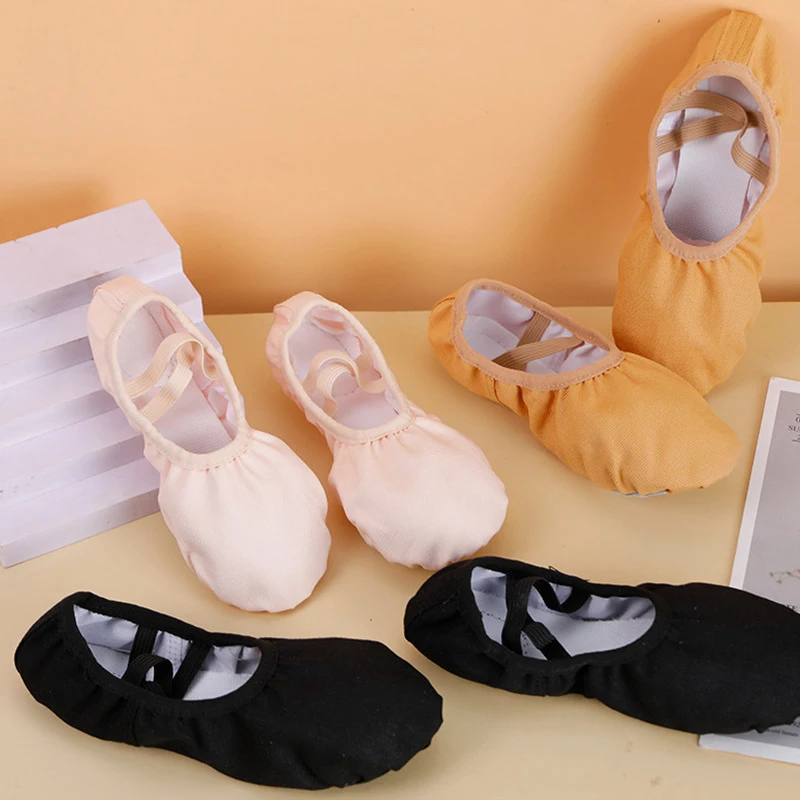 

Ballet Flats For Girls Dance Shoe Woman Dancing Slipper Canvas Soft Sole Ballet Dance Shoe Girls Women Ballet Slippers