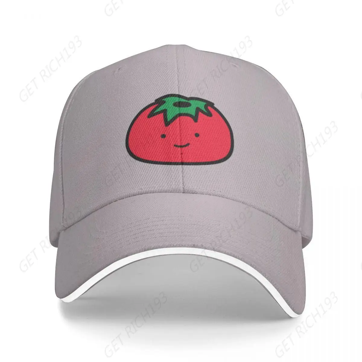 Cute Tomato Cap Baseball Cap Horse Hat Sun Cap Women'S Hat Men'S Farm Fruits Vegetables Style Hats One Size