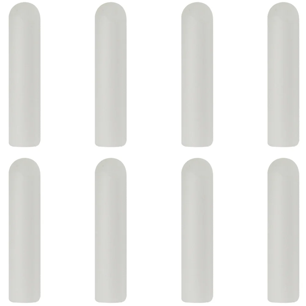 

8 Pcs Kids Shoelace Head White Laces Repair Accessories Luminous Tips for Bride Hoodie