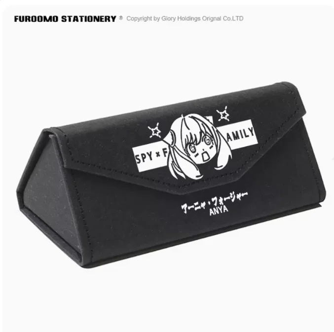 Anime SPY×FAMILY Anya Forger Fold Pencil Case Protective Hard Eye Glasses Case Portable Storage Sunglasses Box 1523