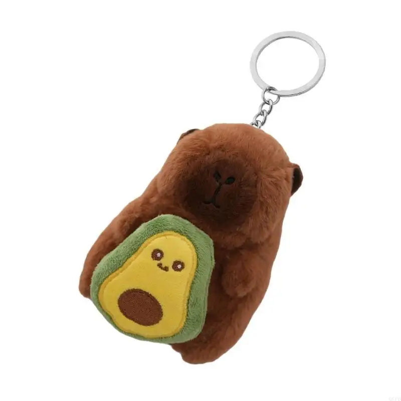 Keychain Pendant Plush Animal Keyring Backpack Decors Kids Adult Gifts