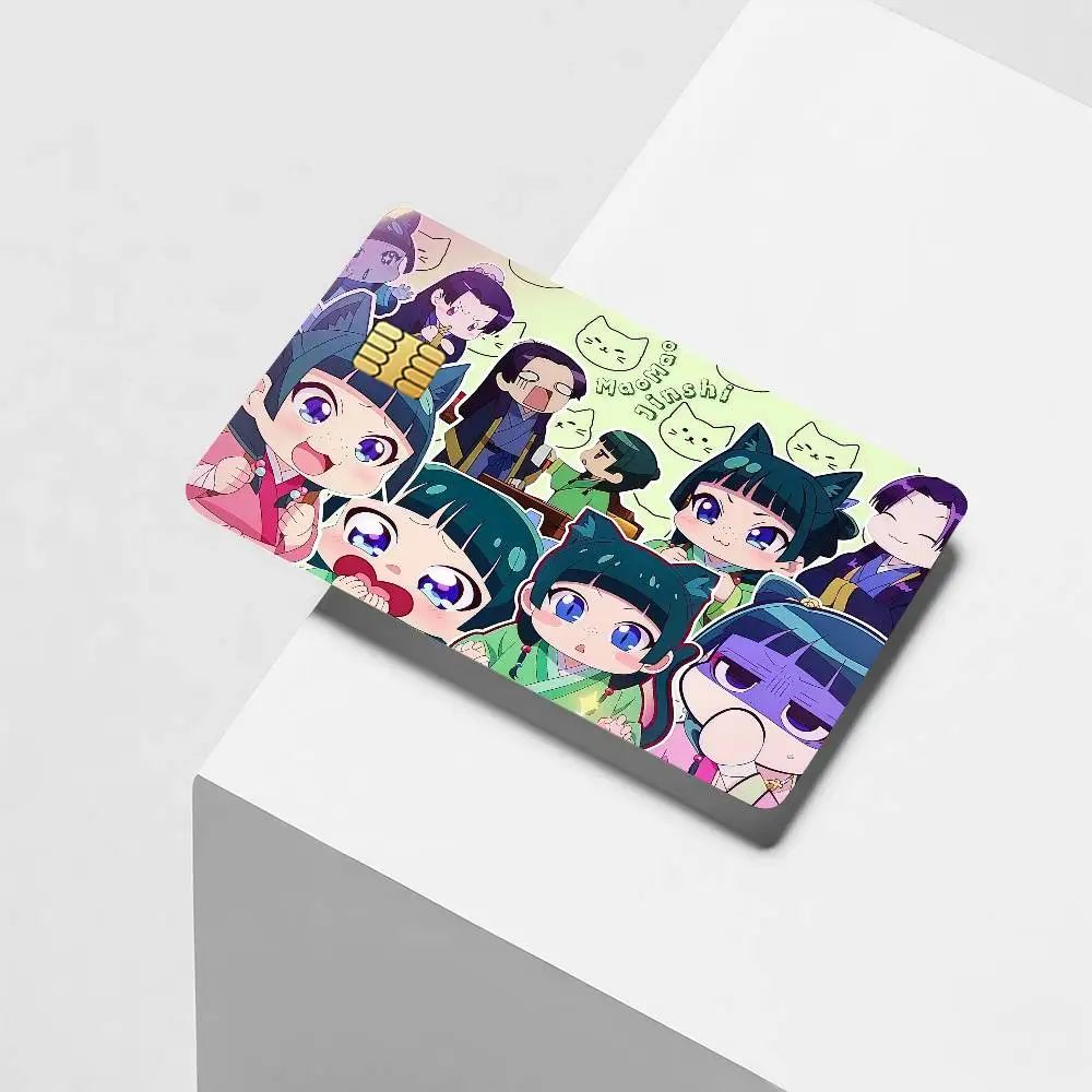 Anime the A-Apothecary D-Diaries Credit Card Decorative Card Stickers Suitable For Bank Cards Metro Transit Anti-scratch Gift