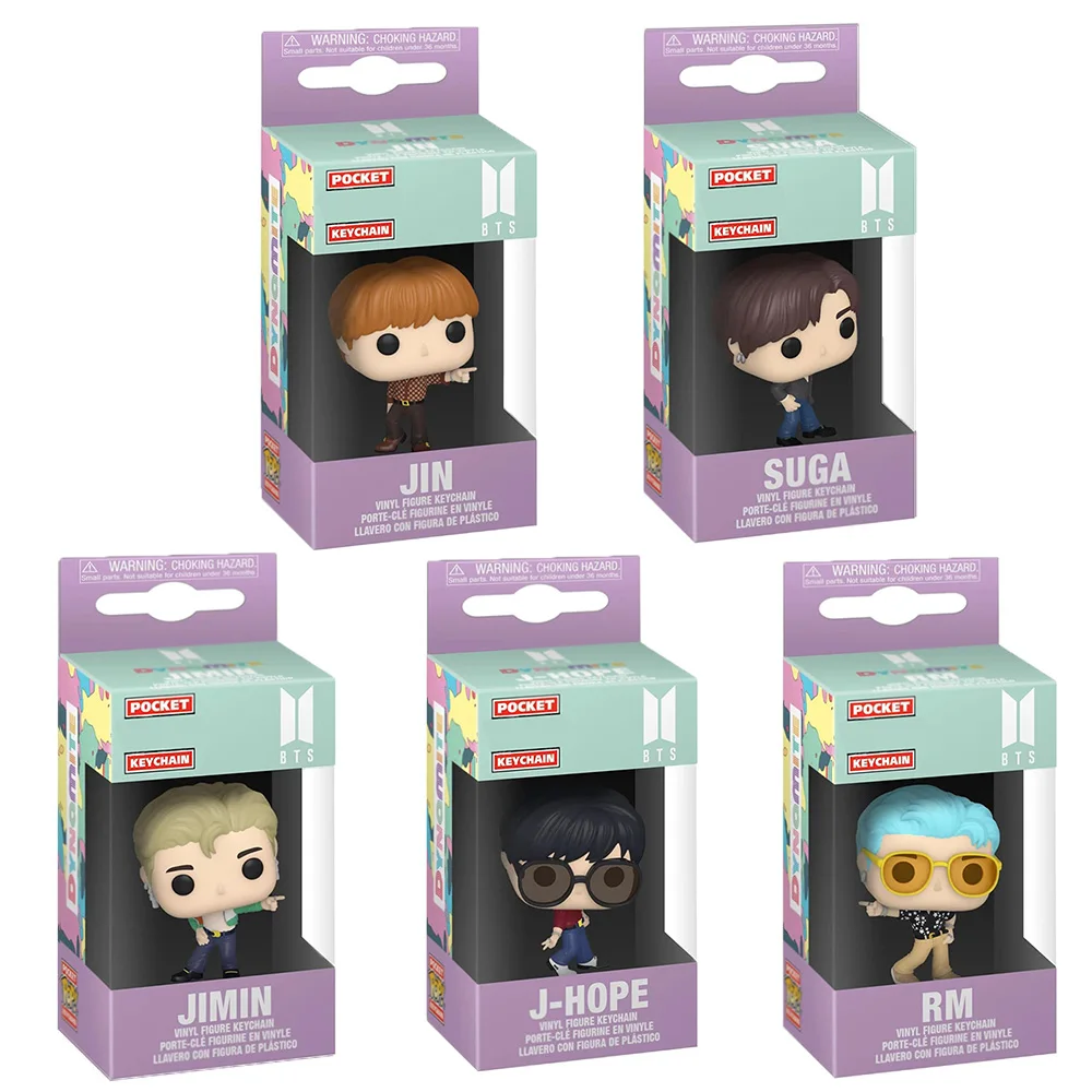 LLavero de figura Pop Jimin V Jung Kook, juguete de vinilo de PVC, J-HOPE Suga RM, llavero Pop de bolsillo, figura de acción, muñecos de juguete