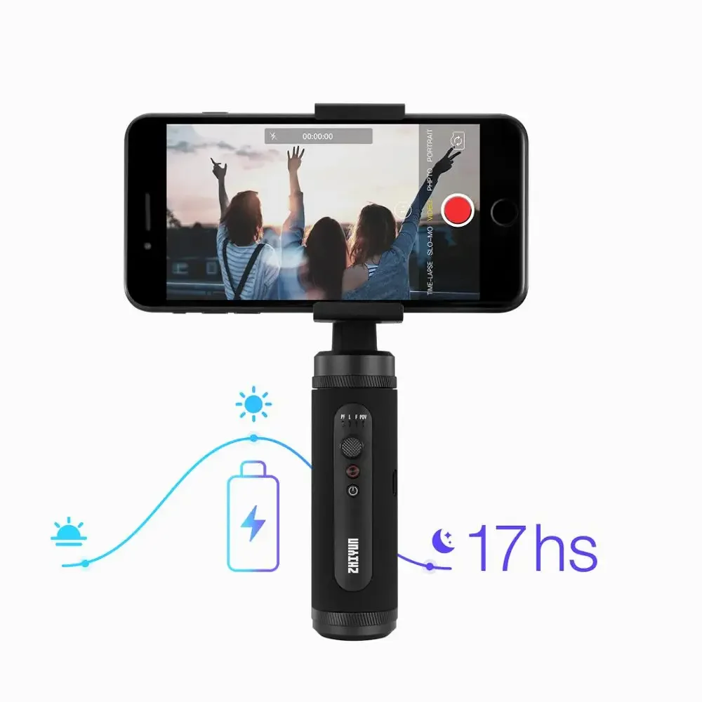 NEW Zhiyun Smooth Q2 3-Axis Smartphone Handheld Gimbal Stabilizer for iPhone 11 Pro Max XS X 8P  S10 S9 S8