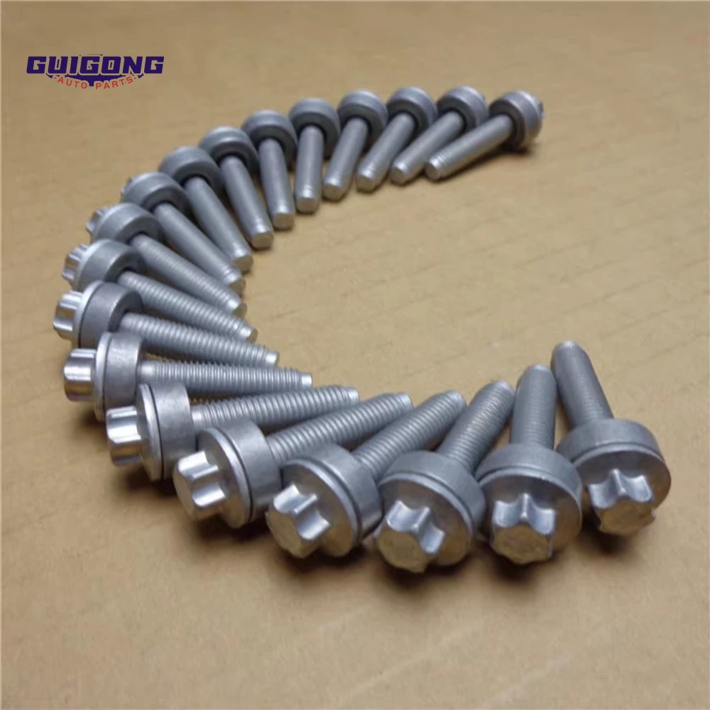 GUIGONG Aluminum Valve Chamber Cover Screw for BMW 6 Cylinder E90, E60, 323, 325, 330, 523, 525, 530, N52 Car Engine Parts