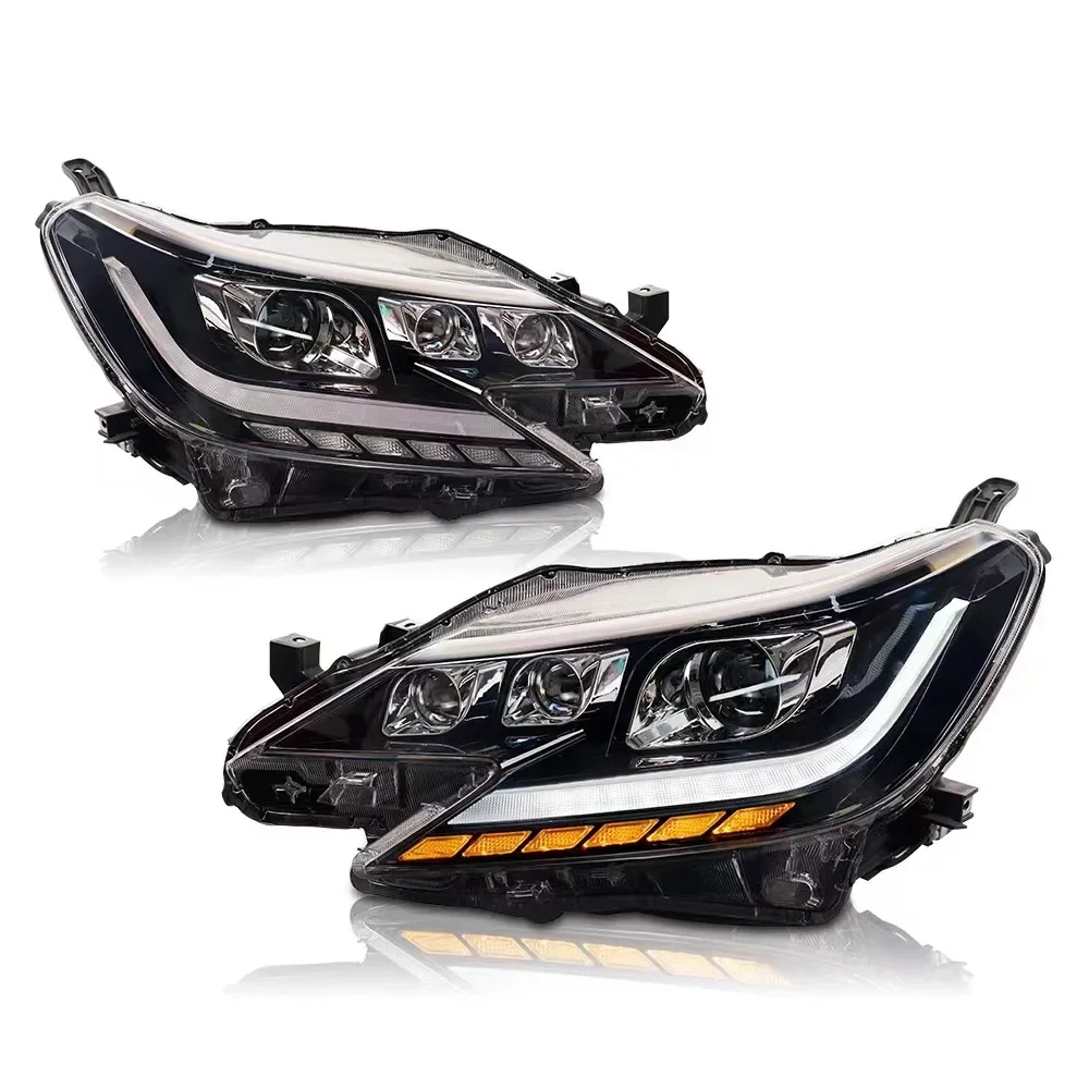 Pair of Car Headlight Assembly For Toyota REIZ 2014-2017 Car Front Light Plug&Play Auto LED Head Lamp System