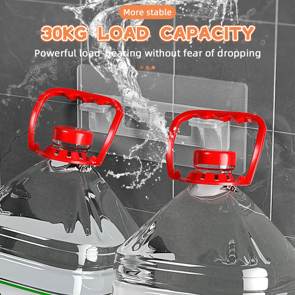 2/6/8/10/12 Kệ Hỗ Trợ Dán Chốt Tủ Quần Áo Phân Vùng Chân Đế Tủ Hỗ Trợ Kẹp Móc Treo Tường Miếng Dán cho Nhà Bếp Phòng Tắm