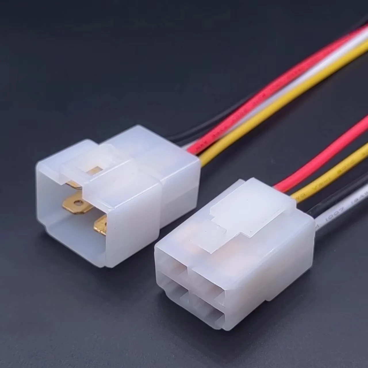 1P 2P 3P 4P 6P  6.3 MM Automobile And Moto Eletrica Quick Wire Connector Headlight Waterproof Pin Connector and terminal  ocket
