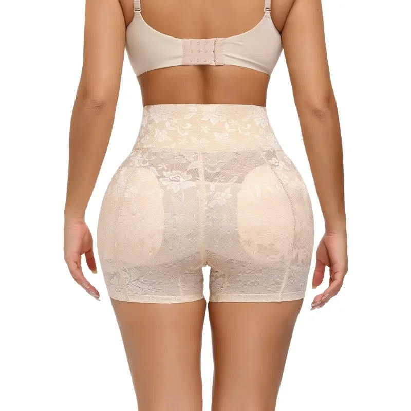 Mulheres falso espólio hip realçador shapewear bunda levantador shaper shorts falso bunda roupa interior nádega push up calcinha controle de barriga