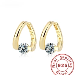 Lihong S925 Sterling Silver Zircon Earrings Luxury Jewelry for Women Party Engagement Gift