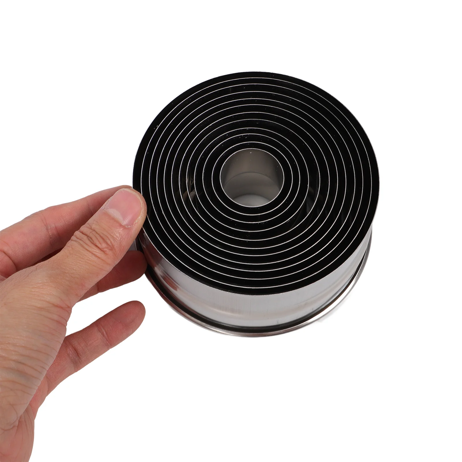 

12Pcs Round Stainless Steel Mousse Ring Cake Baking Mold Cutter for Cookies Pastry Baking Accessories Muffin Rings