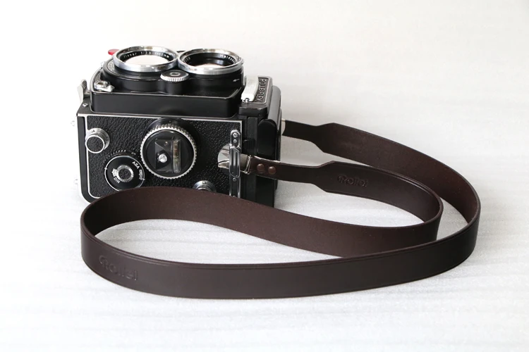 Camera Strap Leather Neck Strap For Camera Rollei Double Reflex Strap GX FX 2.8F 3.5F 3.5E 3.5T Wide Shoulder Strap