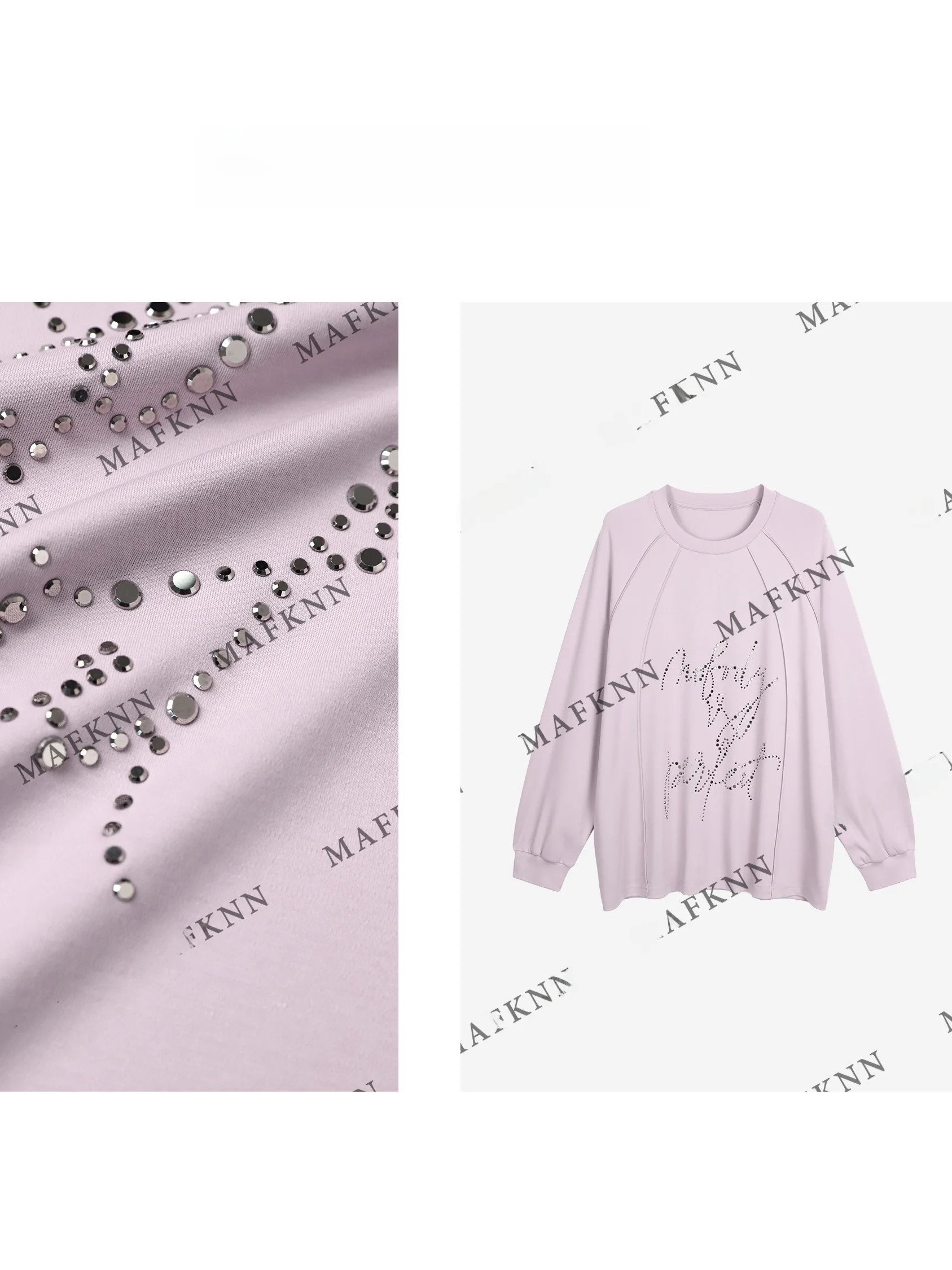 

Simple round Ne Long Sve Loose T-irt Spring Versatile Top MK694 Commute Sle Oversize Fit Summer Ladies Faion