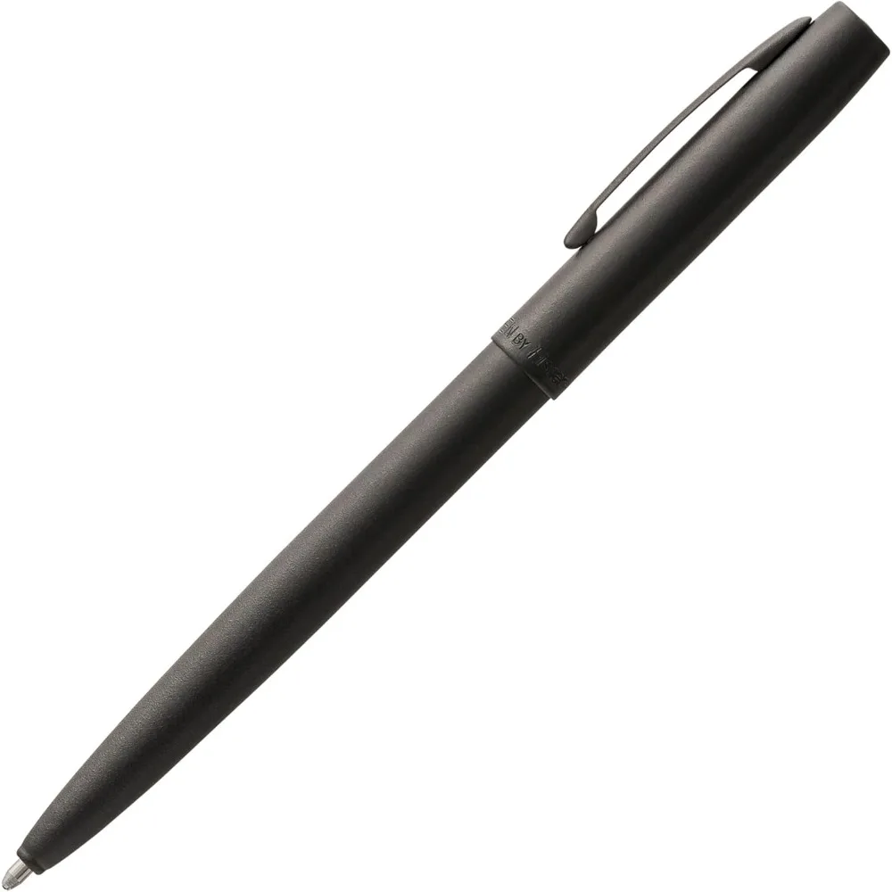 

Space Pen Military Cap-O-Matic Pen, Pressurized Ballpoint Pen, Writes Upside Down and in Extreme Temperatures, Black Ink, Medium Point, Pocket Clip, Made in the USA