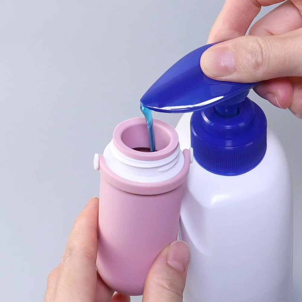 Hochwertiger Unterabfüllungs-Flüssigkeitsbehälter, auslaufsicher, leer, für Reisen, nachfüllbare Flasche, Kosmetiklotion, weiches Silikon, Quetschröhre, für Reisen