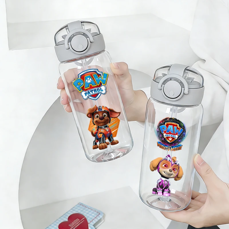 

Прозрачная чашка для воды «Щенячий патруль», мультяшная аниме-бутылка для воды, детская портативная спортивная бутылка для воды большой емкости, подарок для мальчиков и девочек
