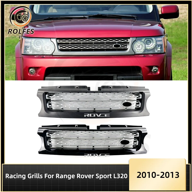 

ROLFES Original Car Racing Grills Front Bumper Grille LR020926 LR030349 For Land Rover Range Rover Sport L320 10-13 Accessories