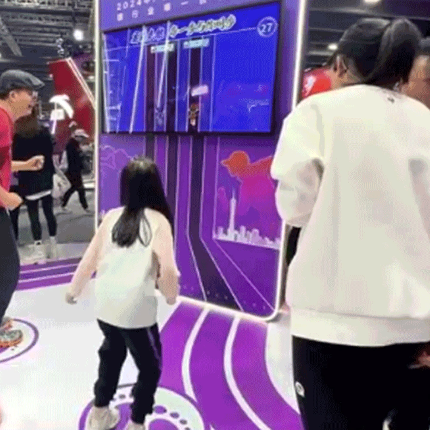 Burning Pressure Calories Step Screen Competition Interactive Games Event Games Carnival Games Event Props