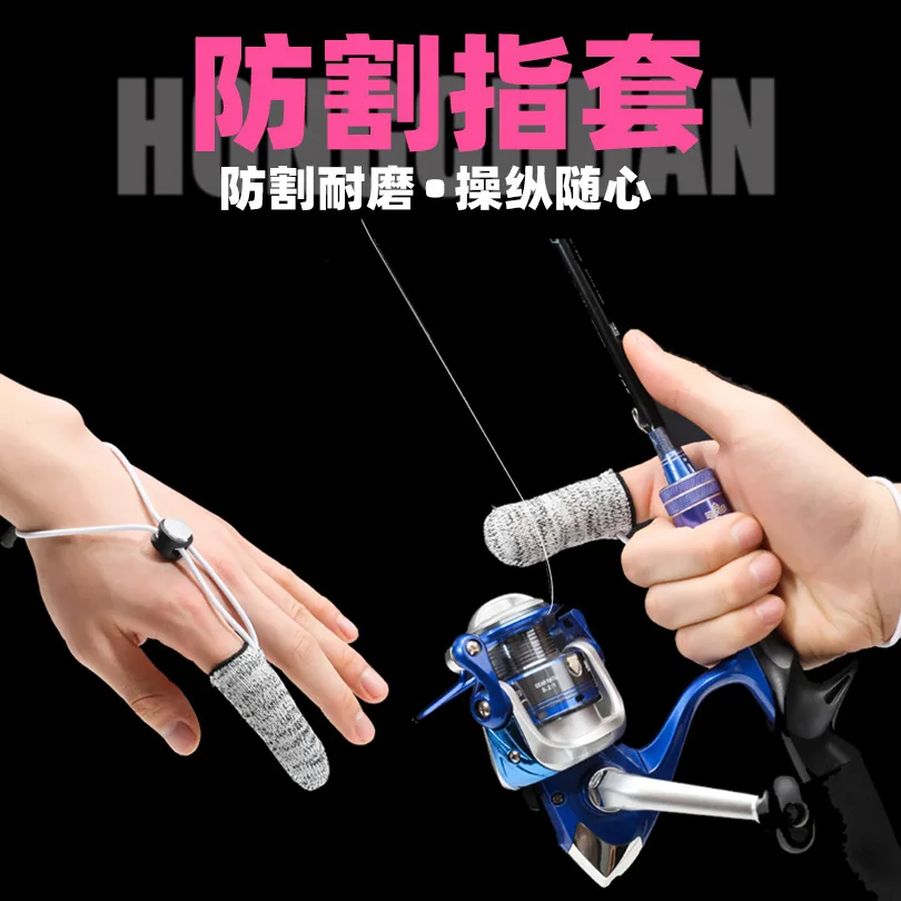 

Level 5 Anti-Cut Finger Cover High-Strength Safety Flexible Anti Cut Fingertip Gloves Kitchen Tool Reusable and Durable