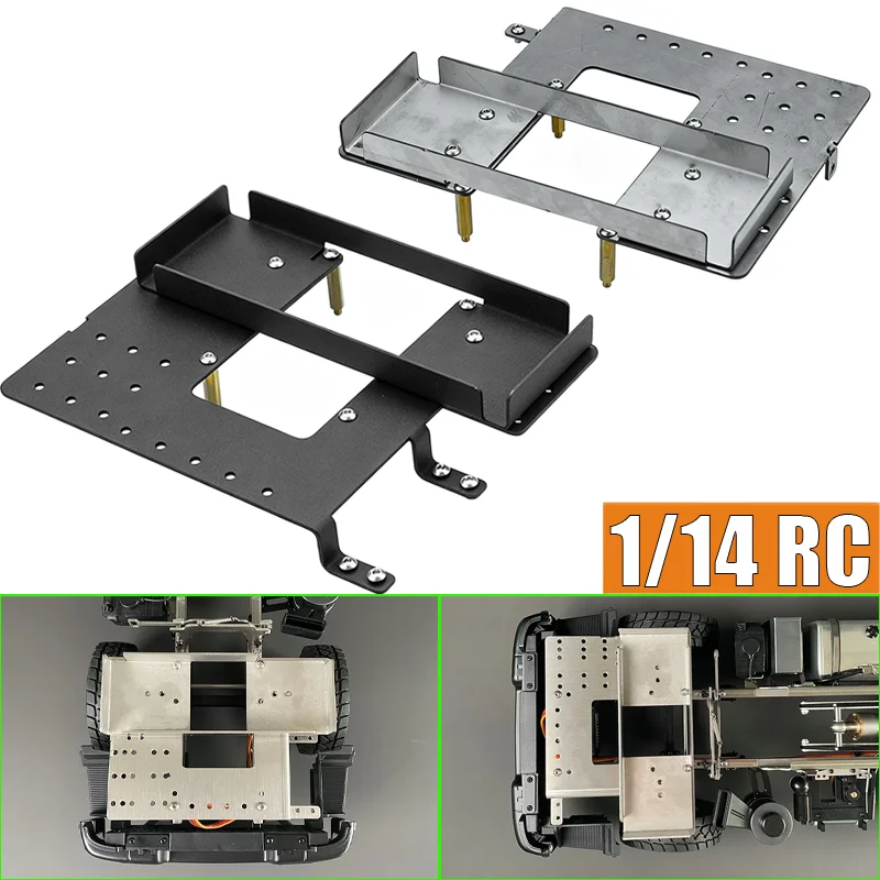 RC Dump Truck Metal RC Cockpit Upper Deck Floor for 1/14 Tamiya SCANIA 770S R620 VOLVO FH16 ACTROS Arocs TGX LESU Car