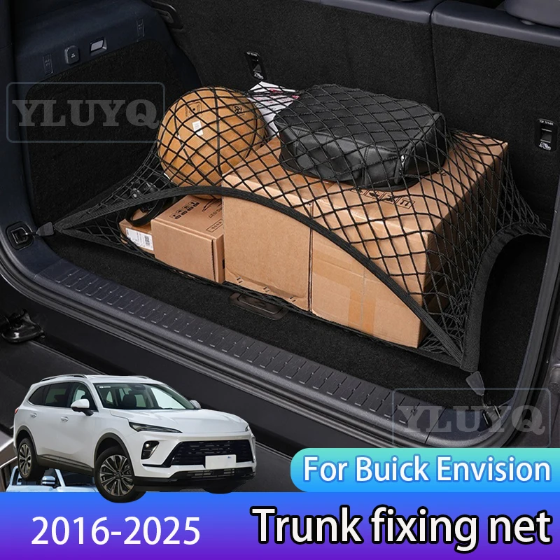 

For Buick Envision trunk net double-layer nylon luggage storage net anti-slip fixed 2016-2025 car interior accessories