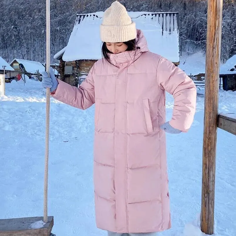 معاطف باركاس كبيرة الحجم للنساء مع قلنسوة وسحاب متين وأكمام طويلة فضفاضة وسميكة غير رسمية لخريف وشتاء 2025