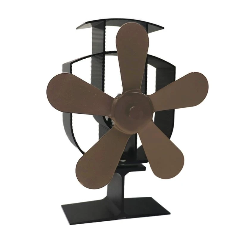 

5 Silent Heat Powered Stove Fan Small for Ideal Gift for Your Home