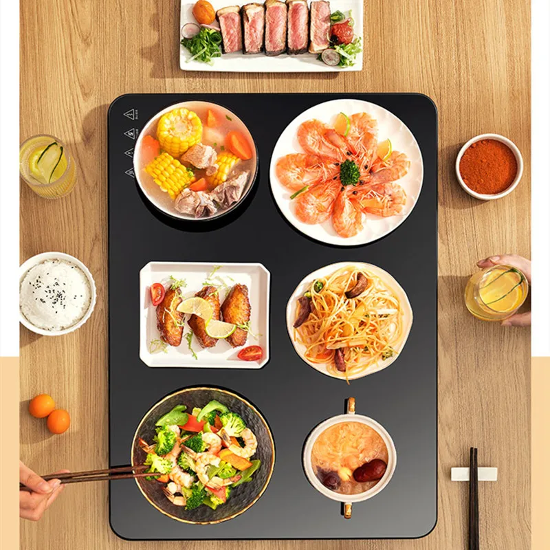 Midea Electric Food Warmer One Key Rapid Temperature Rise Food Insulation Board Multi-functional Warming Table Mat Dishes Warmer