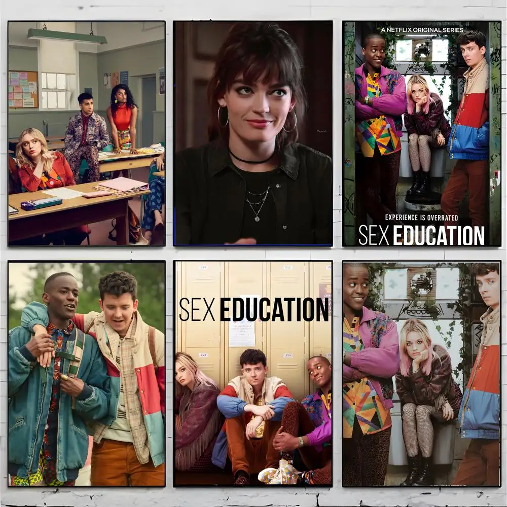 teen drama poster S-Sex Education Poster Premium Decor Art & Gift for Household Lounge Home Ornaments