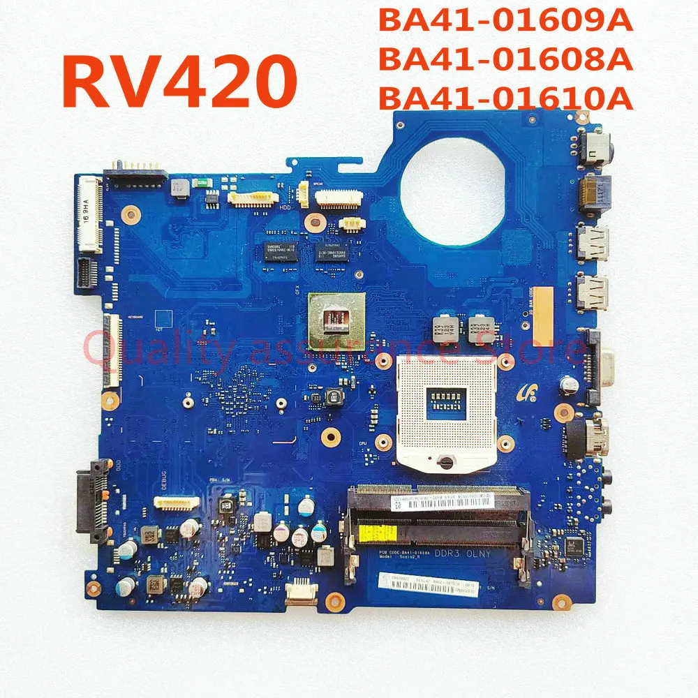 

BA41-01609A BA41-01608A BA41-01610A For Samsung RV420 NP-RV420 Laptop Motherboard BA92-08151A Mainboard HM65 DDR3 14 inch