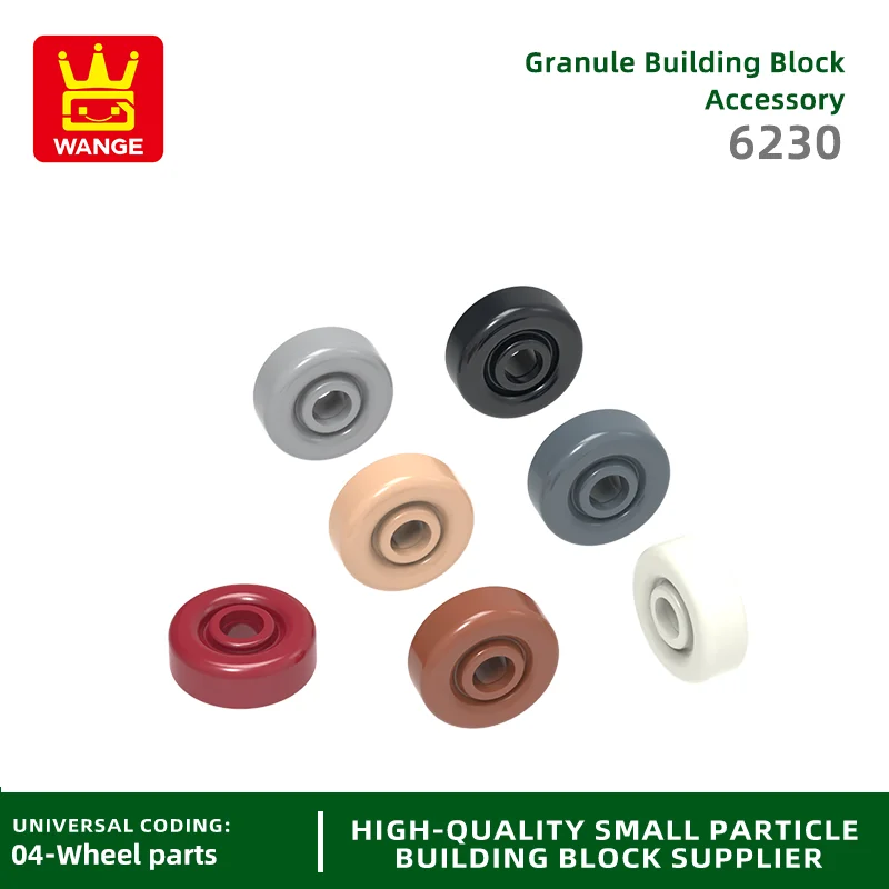 

20 Pcs 3139w Aircraft Wheel Building Block Moc Color Hand Pushed Wheels Accessories Compatible with Brick DIY Children's Toy