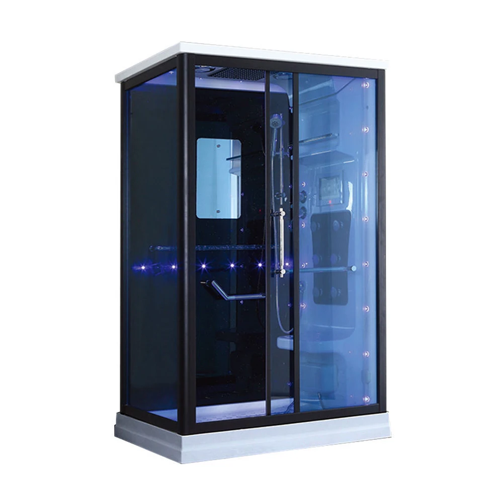 

&c Italian Glass Prefab Constar Acrylic Tray Fm Radio Hydromassage Bathrooms Shower Room Steam Shower Cabins