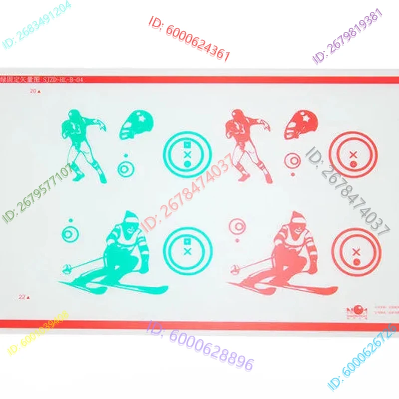 시각 교정, 스테레오 눈 훈련 장치, 시력 치료, 고정 트랜스글리프, 빨간색/녹색, 불일치, 훈련 카드,