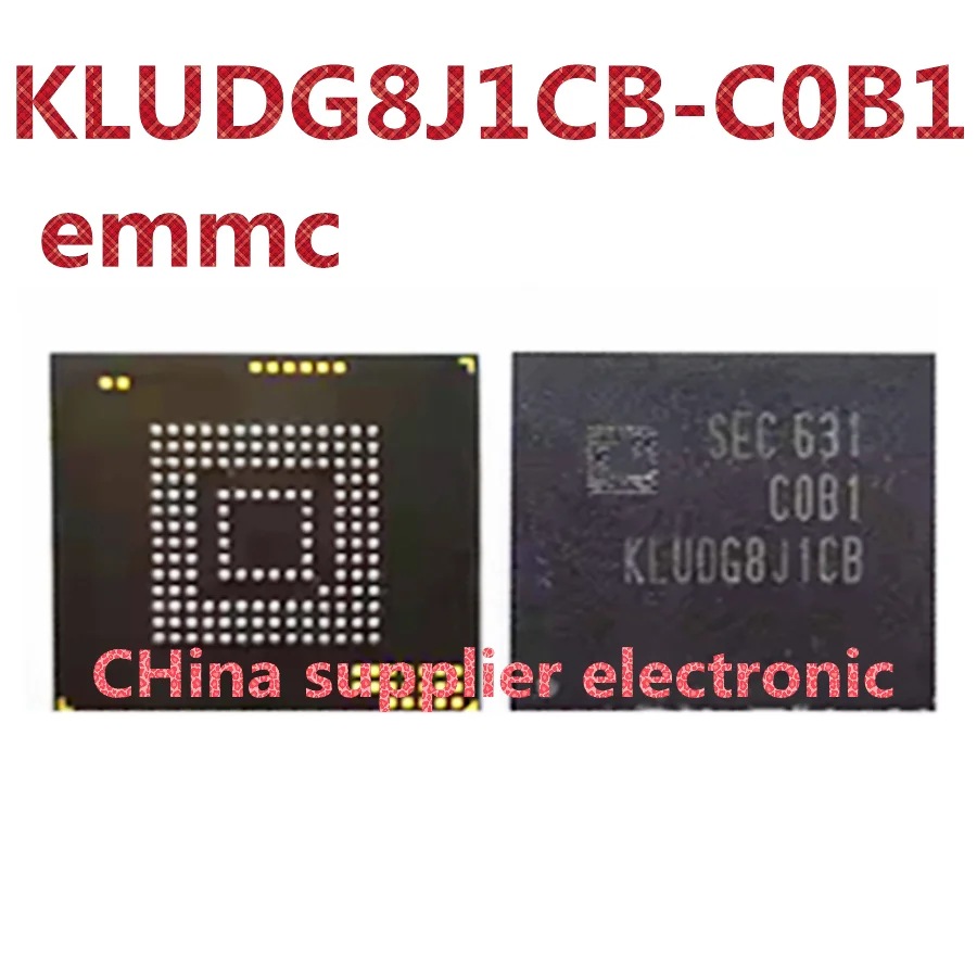 

KLUDG8J1CB-C0B1 153 ball EMMC 128G font second-hand planting good ball ic