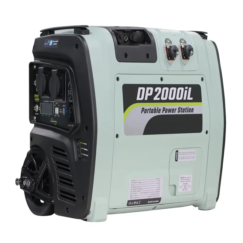 Multiple Safety Protections 2kw 2000 Watts Solar Portable Power Station For Folding Solar Panel