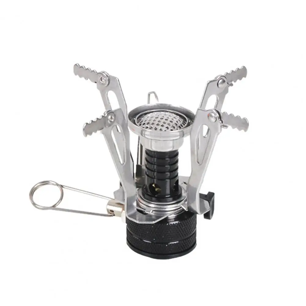 Useful Cooking Stove Corrosion Resistant Good Load-bearing Easy to Carry Mini Gas Stove Camping Supplies