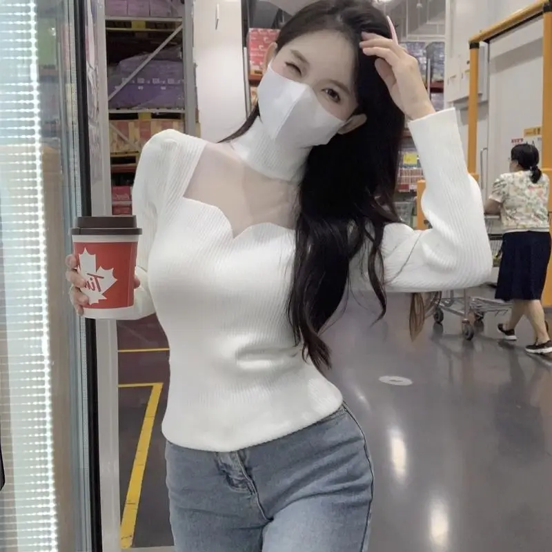 

Свитера Джемперы Пуловеры Женские пуловеры Warme Трикотажные изделия Японские негабаритные макетные двухсекционные профессиональные деловые встречи Офис