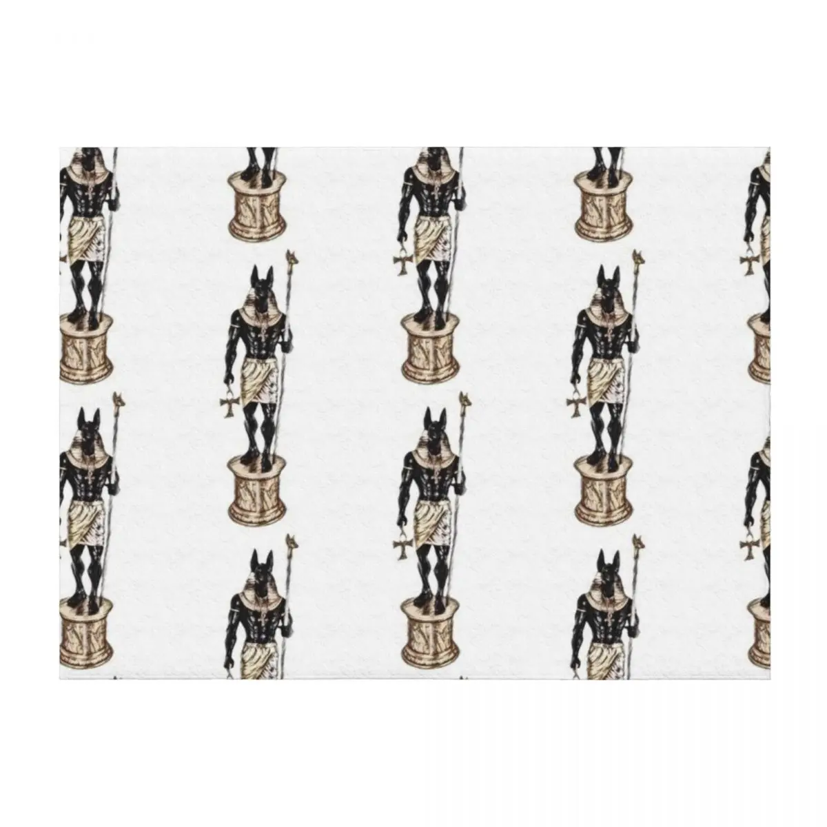 

Anubis - The Egyptian Canine God Throw Blanket halloween Sofa Quilt Blankets For Sofas heavy to sleep Blankets
